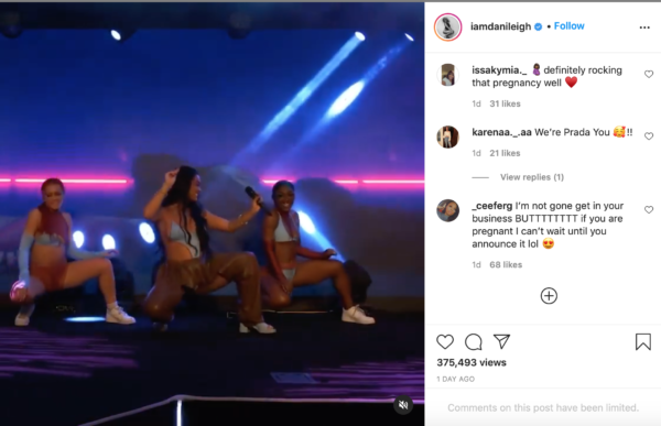 ‘I’m Not Gone Get in Your Business Buttttt’: DaniLeigh’s Recent Performance Has Fans Eager for Her to Address Rumors That She’s Expecting