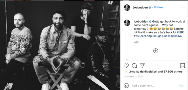 ‘It’s Not a Beef’: Joe Budden Responds to Rumors of Co-Hosts Rory and Mal Departing the ‘Joe Budden Podcast’