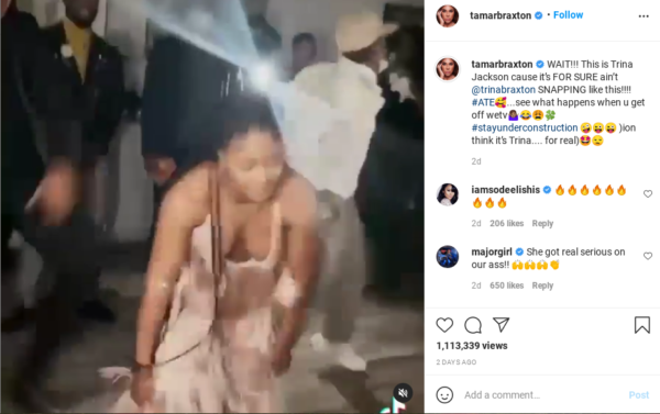 ‘Yeah That’s Not Me’: Trina and Tamar Braxton Respond to Viral Dance TikTok Clip that Includes a Trina Look-Alike