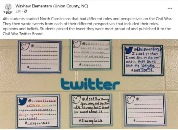 North Carolina Elementary School Apologizes After Students Made Pro-Slavery Tweets for Civil War-Era Assignment
