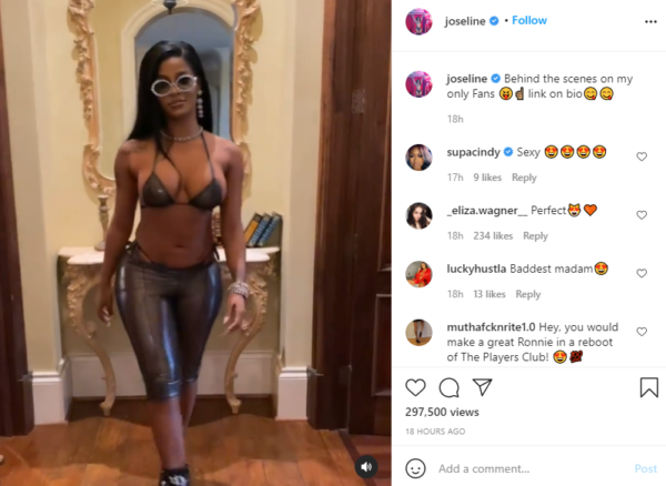 ‘Puerto Rican Princes Lookin Goodt’: Joseline Hernandez Bends It Over for Fans In Tight Two-Piece Outfit