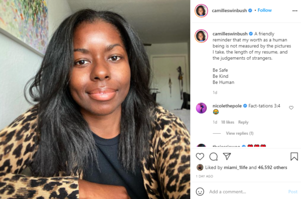 ‘Plus U Grown’: Camille Winbush Uses ‘Friendly Reminder’ to Gather Fans Shading Her About Having an OnlyFans