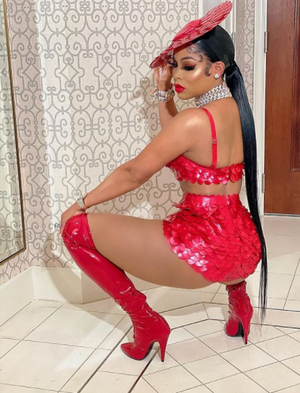 ‘Back Like She Aint Just Have a Baby’: Keyshia Ka’oir Pops Out In All-Red ‘Fit and Fans Can’t Get Over Her Amazing Snapback