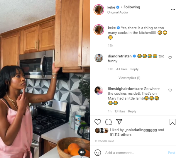 ‘God This Is Me Right Now’: Keke Palmer Makes a Funny Video About the Difficulties of Choosing What to Eat, Fans Say They Can Relate