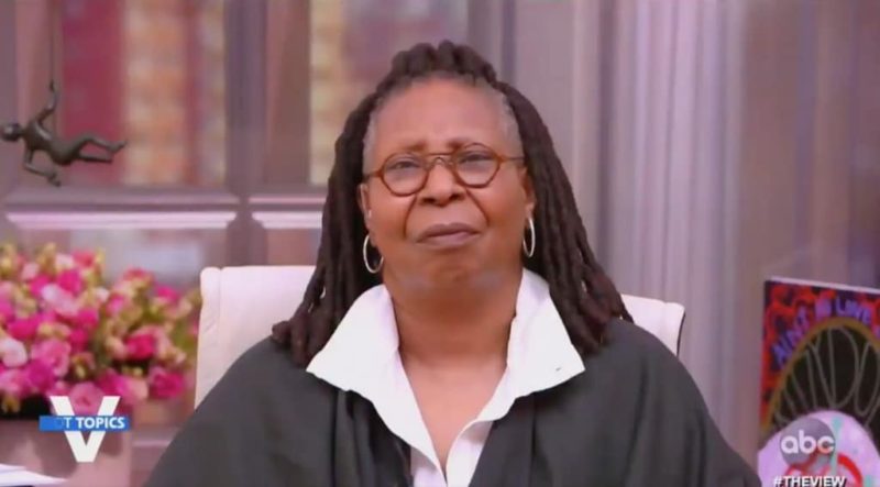 Whoopi Goldberg goes viral for one-word reaction to Meghan McCain’s comments