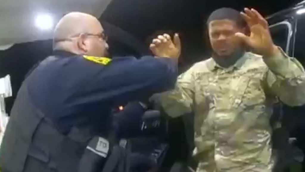 Virginia cop accused of pepper-spraying Army officer fired