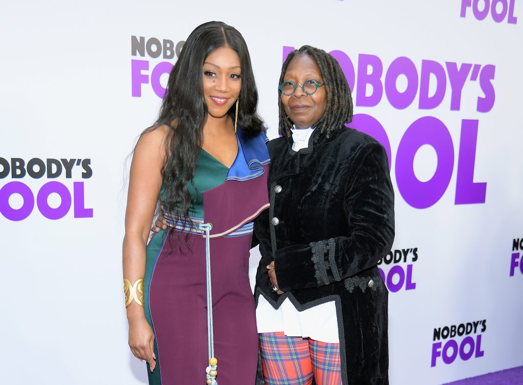 Whoopi Goldberg surprises Tiffany Haddish after Grammy win