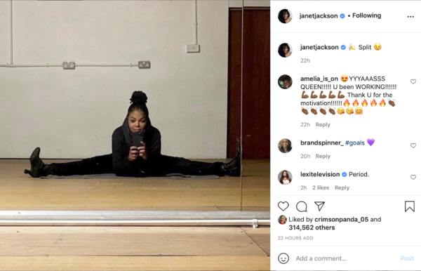 ‘My Legs Could Never’: Janet Jackson Shows Off Her Flexibility By Doing This