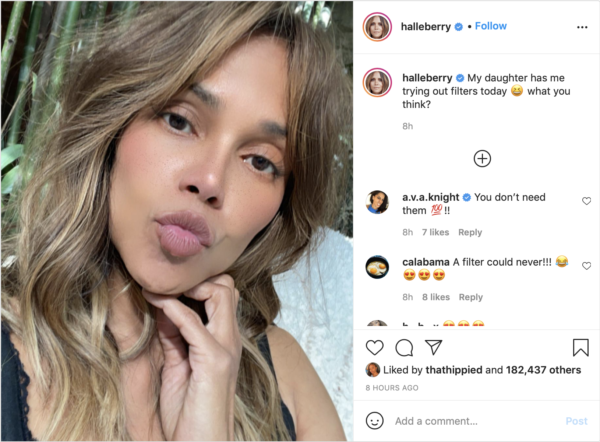 ‘You Don’t Need a Filter’: Fans React to Halle Berry’s Filtered Selfie