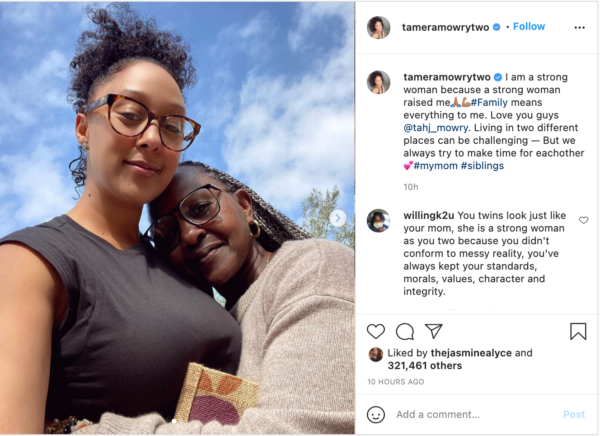 ‘You Guys Have Her Whole Face’: Tamera Mowry’s Sweet Post with Mom Has Fans Seeing Double