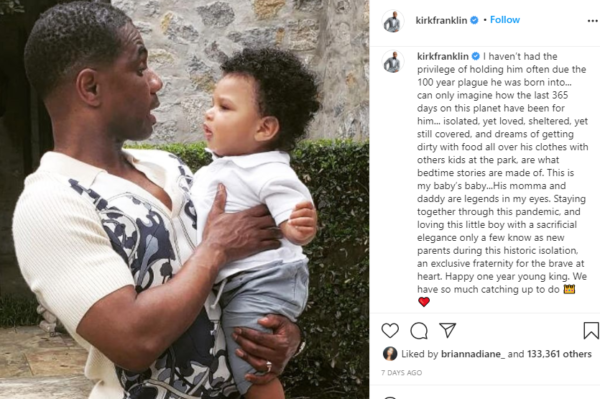 ‘Don’t Come Ova Here Starting Mess’: Fans Rush to Kirk Franklin’s Defense After a Troll Brings Up His Estranged Son Kerrion in His Post to Grandson