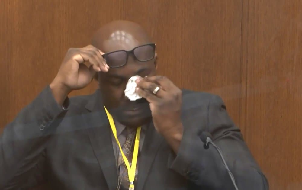 George Floyd’s brother sheds tears on the stand