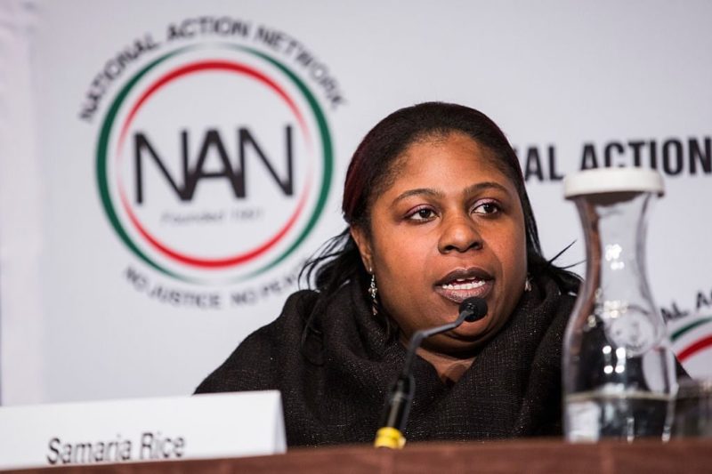 Samaria Rice addresses those ‘hustling Black death’ for profit