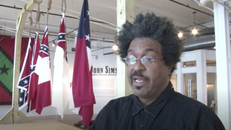 Political artist John Sims detained, handcuffed by S.C. police in his gallery apartment