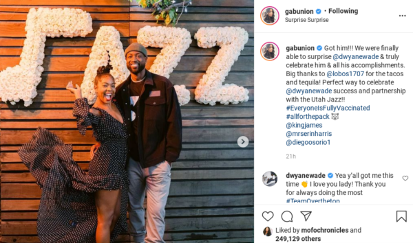 ‘Always Doing the Most’: Gabrielle Union Celebrates Husband Dwyane Wade for His Latest Accomplishments with a Sweet Surprise