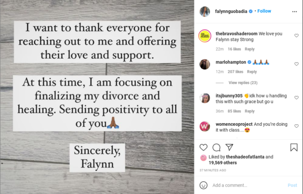 ‘What Someone Does Is Their Karma’: ‘RHOA’ Fans Praise Falynn Guobadia’s Response to Her Ex Simon’s Recent Engagement to Porsha Williams