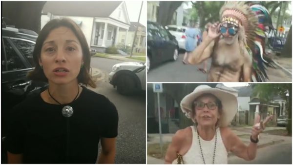 ‘Where Are You From?’: Black Activist’s Confrontation with White Woman for Blocking New Orleans Neighborhood Street Without a Permit Devolves Into Chaos