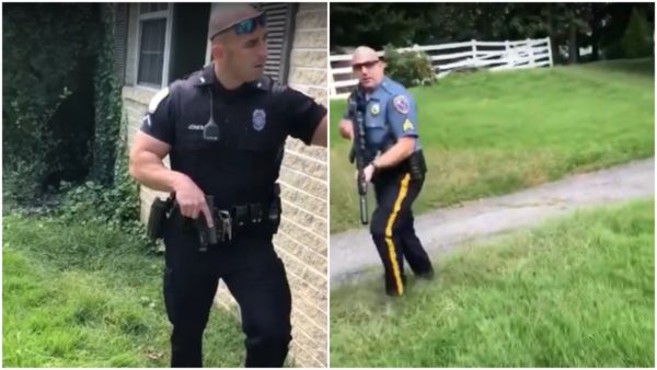 ‘I Don’t Trust You’: Officer With Assault Rifle Orders Black Locksmith Working In White Neighborhood to Stop Recording, Man Asserts His Right to Film