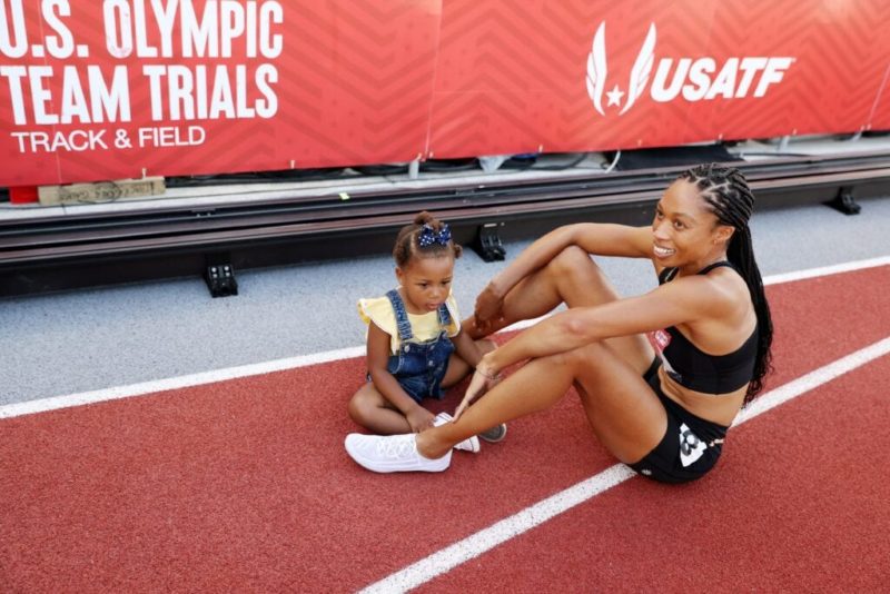 Allyson Felix qualifies for fifth Olympic Games, first as a mom