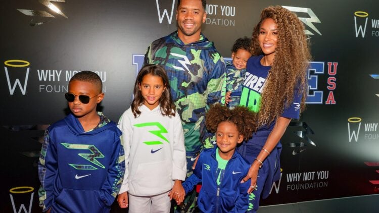 Ciara, Russell Wilson’s children model dad’s new clothing line