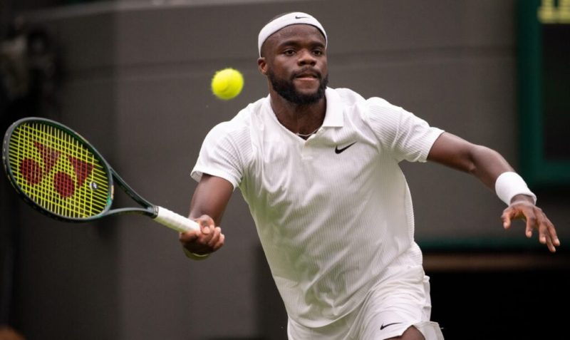 Frances Tiafoe upsets Tsitsipas to win 1st round of Wimbledon