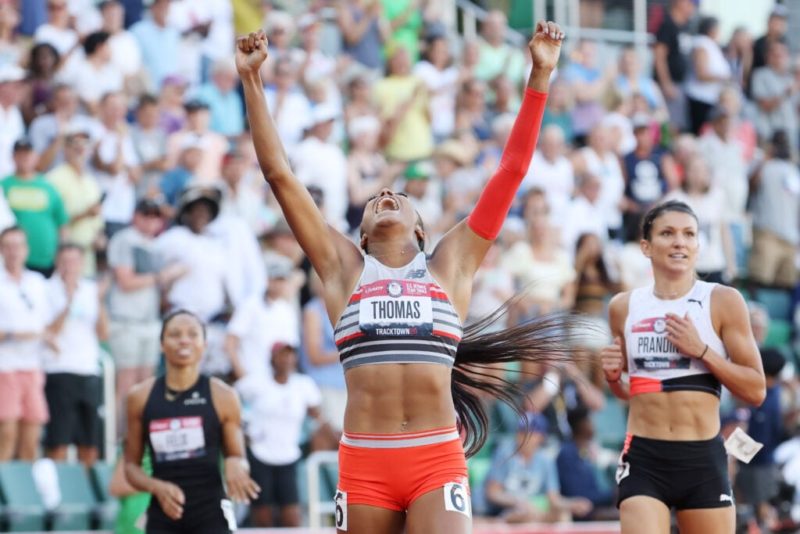 Harvard sprinter Gabby Thomas emerges as 200 favorite