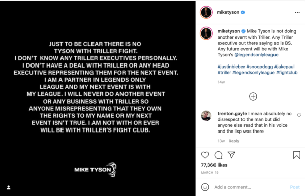 ‘Triller Spent Over $30 Million on Your Fight’: Triller CEO Hits Back at Mike Tyson’s Claims That He and Roy Jones Jr. Were Never Paid Full Amount for Exhibition