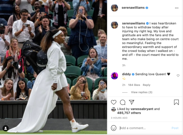 ‘I Was Heartbroken’: Serena Williams Opens Up About Her Injury Leading Her to Withdraw from Match, Fans Send Show Their Support