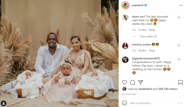 ‘Welcome Handsome Boys’: Usain Bolt and His Girlfriend Kasi Bennett Reveal Their Twin Boys, Shares Their Unique Names