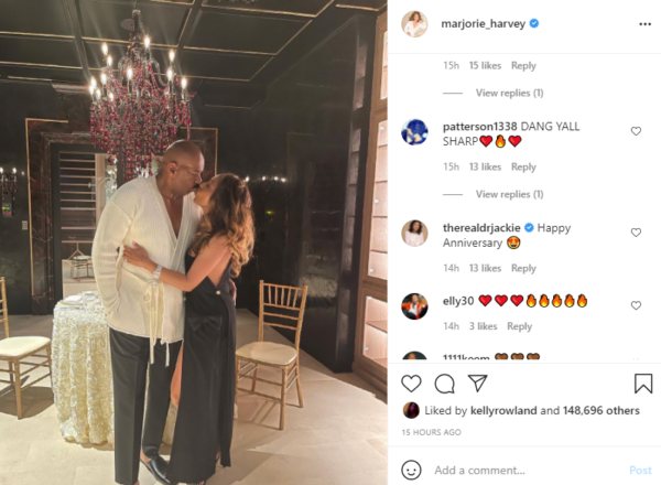 ‘I Want This Kind of Happiness’: Steve Harvey Has Fans Swooning Over His Anniversary Post to Wife Marjorie Harvey