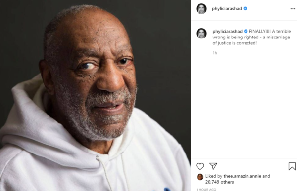 Phylicia Rashad Gets Dragged for Speaking Out After Bill Cosby is Released from Prison Following Three-Year Stint for Sexual Assault