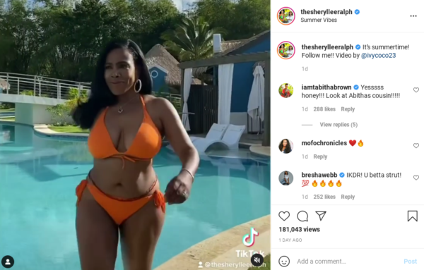 ‘Come on BAWDY!’: Sheryl Lee Ralph Brings Fans to Their Feet with Bikini Look at 64