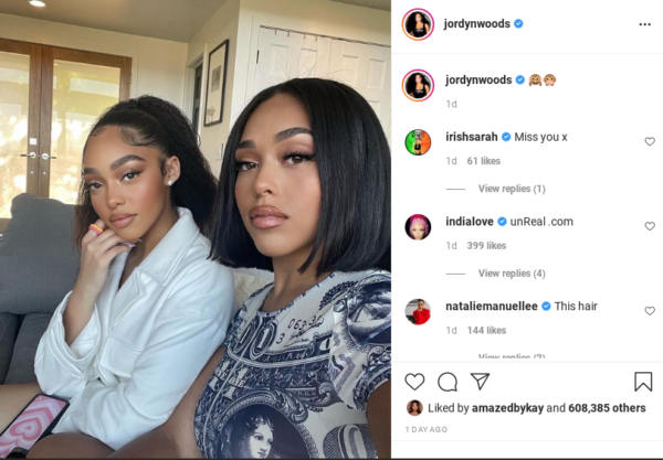 Jordyn and Jodie Woods’ Selfie Left Fans Scratching Their Head as They Try to Figure Out Which Sister Is Which: ‘Could Pass for Twins’