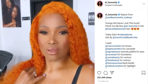 ‘Thought This Was Marlo Hampton’: Fiery New Look for ‘M2M’ Star Dr. Heavenly Has Fans Mistaking Her for This ‘RHOA’ Alum