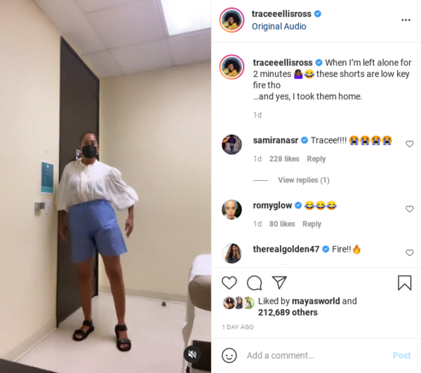 ‘An Epic Tracee Moment’: Tracee Ellis Ross’ Doctor’s Visit Turned Into an Impromptu Fashion Show After the Actress Posted This
