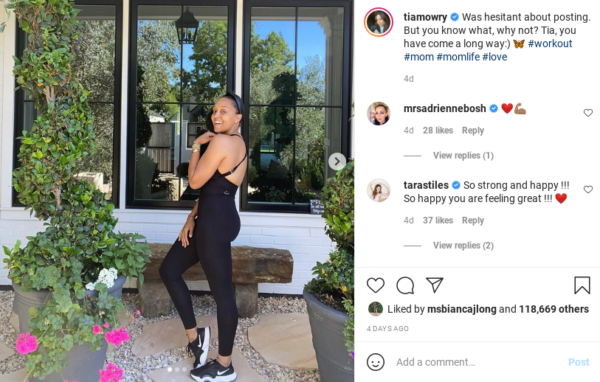 ‘You Should be Proud’: Tia Mowry Reluctantly Shows Off Weight Loss After Postpartum Struggle and Fans Celebrate