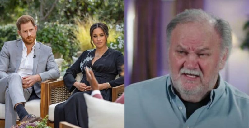 Meghan Markle’s dad believes Oprah is taking advantage of Prince Harry