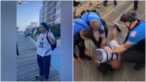 ‘Are You Serious?’: Maryland Officers Tase Black Teen with His Hands Up, Knee Another Already Pinned to the Ground In Disturbing Videos Captured Over Alleged Vaping Violations