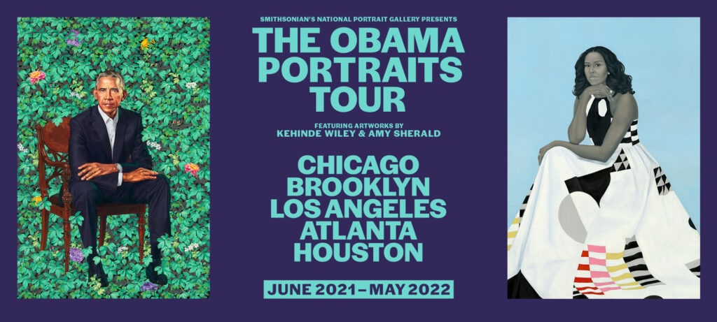 Obama portraits to go on tour, beginning at their first date spot in Chicago