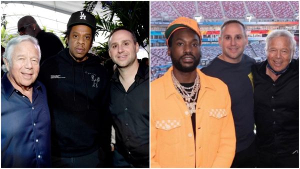 ‘Jay Want a Team Bad’: Jay-Z and Meek Mill Face Backlash After They Help Gift New England Patriots Owner Robert Kraft a Rare Drop-top Bentley