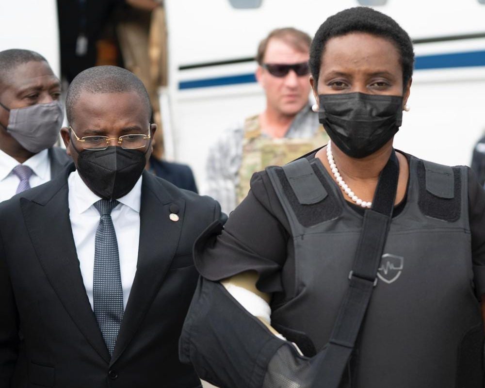 Martine Moïse, wife of slain president, returns to Haiti