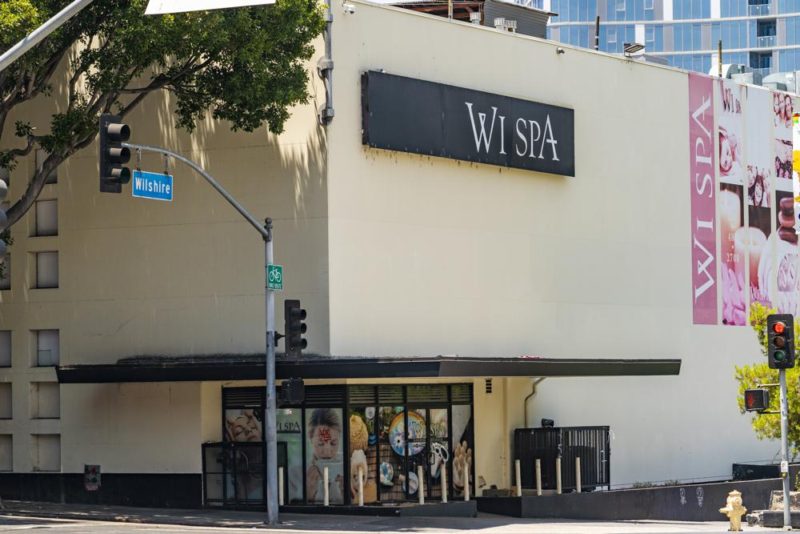 Protests over transgender rights at LA spa turn violent