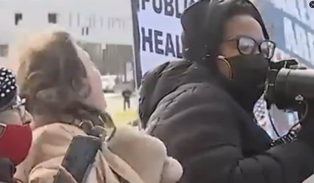 White woman gets probation for spitting on Black woman at protest