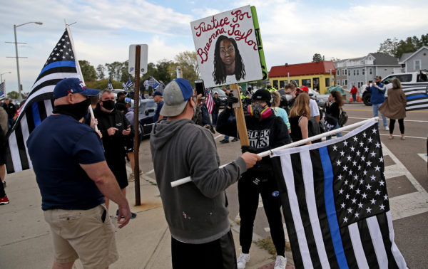 ‘I Don’t Feel Like I Did Anything Wrong’: Young Black Woman Faces Prison Time and Hate Crime Charge for Defacing ‘Back the Blue’ Sign In Front of Police Officer