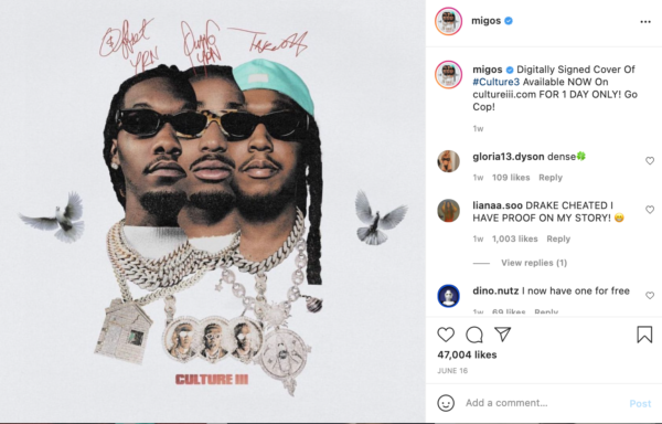 Migos Group Sheds Lights on Sentimental Reason Behind Those Doves on Their Album Covers