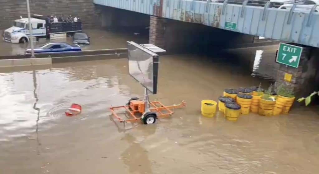 Tropical Storm Elsa soaks NYC as it races up East Coast