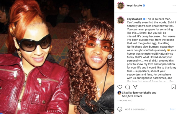 ‘You Can Never Prepare for Something Like This’: Keyshia Cole Remembers Her Mom In Sweet Instagram Post