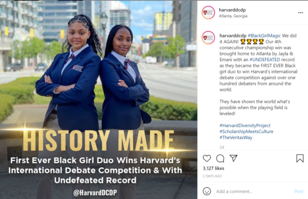 ‘We Did It AGAIN!’: Two Black Girls Go Undefeated at Harvard International Summer Debate Competition