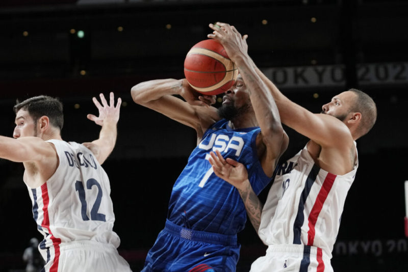 USA men’s basketball loses to France, breaking 25-game Olympic winning streak