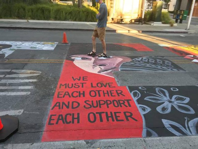 Officers sue California city over Black Lives Matter mural